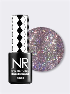 Nail Republic-415 Rose garden гель-лак, Мерцающий темно-розовый 10 мл 1119823