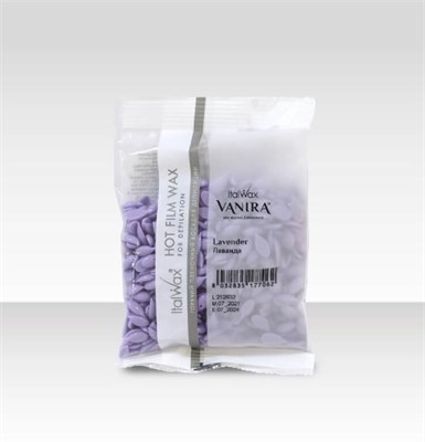 Воск горячий (пленочный) ITALWAX Vanira (Лаванда) гранулы 100 г 5019eba9-1017-11f1-0a80-0d530024a90d