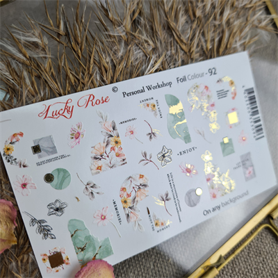 LUCKY ROSE Foil Colour gold-92 4603300353096