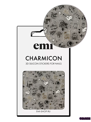E.Mi Charmicon 3D Silicone Stickers №232 Путешествия 1 4630109519873