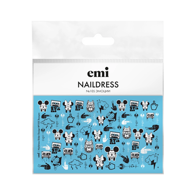 E.Mi Naildress Slider Design №105 Эмоции 4630109518951