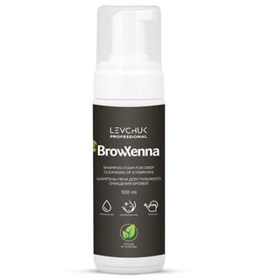 Шампунь-пена для глубокого очищения бровей BrowXenna®, 100 мл 4680043252275