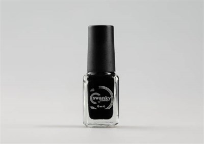 Лак для стемпинга Swanky Stamping S01, черный, 6 мл 4603745695928