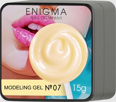 Гель для наращивания ENIGMANIC Modeling gel 07 15g 7683390040233