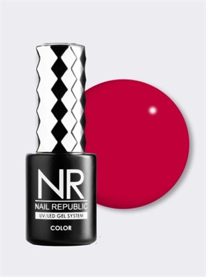 Гель-лак Nail Republic-203 Perfect red, Болгарский розовый 10 мл 4650428663040