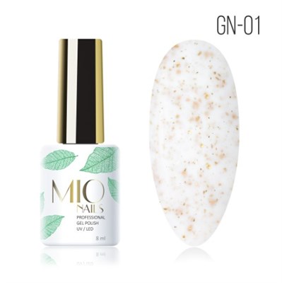 Mio Гель-лак GN-01. Golden Nude № 01, 8 мл 4603766184166