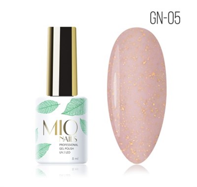 Mio Гель-лак GN-05. Golden Nude № 05, 8 мл 4603766184203