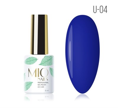 Mio Гель-лак U-04. Индиго, 8 мл 4603741477269