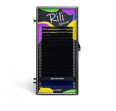 Ресницы черные Rili Special (purple) - 18 линий MIX (D 0.07 6-13мм) 8933720133456