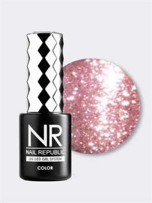 Гель-лак NR-379 Night life жидкий кристалл розовый Nail Republic 10 мл 2000000099156