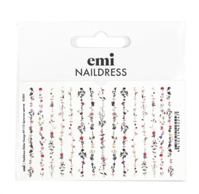 E.Mi Naildress Slider Design №113 Цепочки цветов 4610214492247
