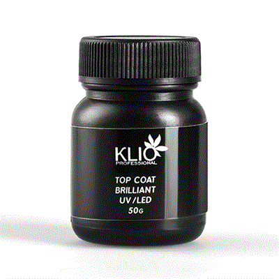 Топ Klio BRILLLIANT UV top coat 50 G с УЗКИМ горлышком 4603731149923