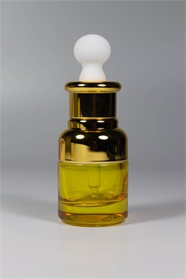 Бутылка с пипеткой Beauty Glass 20 мл желтая 2000000045481