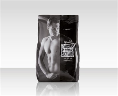 Воск горячий (пленочный) ITALWAX POUR HOMME мужской гранулы 1 кг 8052532720101