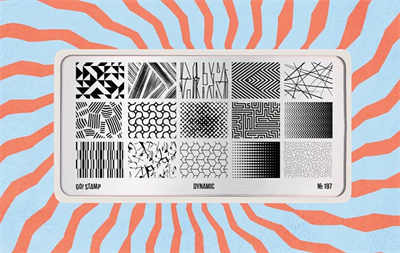 Пластина для стемпинга Go! Stamp 197 Dynamic 2546131604864