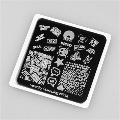 Пластина Swanky Stamping 124 маленькая 6*6 4603745697694