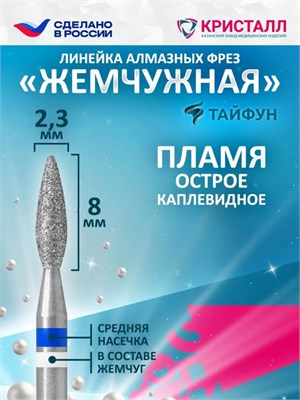866 104 242 080 023 Алмазная фреза "Тайфун" синяя 2000000031118