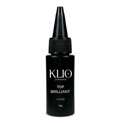 Топ Klio BRILLIANT UV тоp coat 50 G с УЗКИМ горлышком 4670484598414