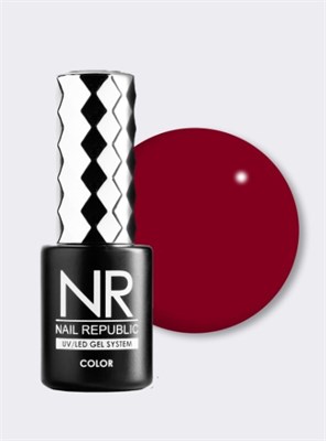 Nail Republic-171 Гель-лак Passion, Бургундия 10 мл (ЧЗ) 4630352403356