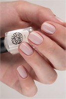 Лак Swanky Stamping для ногтей Укрепляющий №01 молочно-белый 6мл 4673737382143
