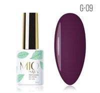 Mio Гель-лак G-09. Темный пурпур, 8 мл 2000000089089