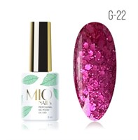 Mio Гель-лак G-22. Сияние мадженты, 8 мл 4603766180335