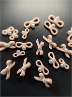 Набор фигурок 3D для дизайна "Cute knot" розовый 2000000040738