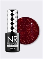 Nail Republic-435 Passion гель-лак, Мерцающий бордовый турмалин (10 мл) 2000000099194
