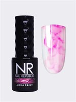 Nail Republic Краска для техники «по мокрому» AQUA PAINT 10, Малиновый 10 мл 4630352405619