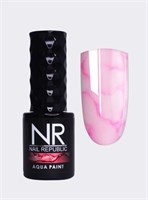 Nail Republic Краска для техники «по мокрому» AQUA PAINT 14, Розовый неон 10 мл 4630352406289