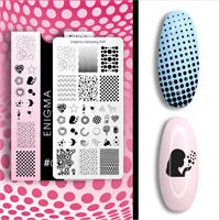 Пластина для стемпинга Enigmanic Stamping №09 2777000004786