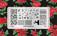 Пластина для стемпинга Go! Stamp 124 Senorita by @manicuralogia 2546131603621