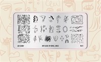 -30% Пластина для стемпинга Go Stamp 21 Art Class by @kuz_nails 2546131415859