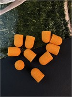 Колпачок песочный 10, 180 грит Lakres оранжевые 2000000000886