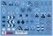 Наклейки с липким слоем Stickers «Shapes» (S-6) 7930098781389